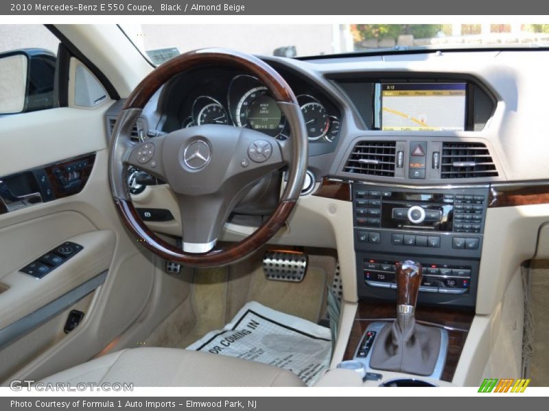 Black / Almond Beige 2010 Mercedes-Benz E 550 Coupe