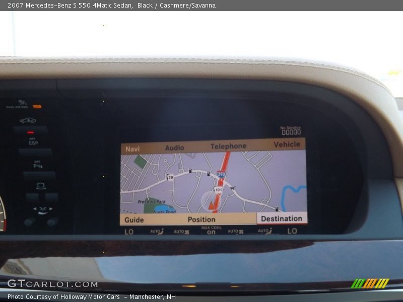 Black / Cashmere/Savanna 2007 Mercedes-Benz S 550 4Matic Sedan