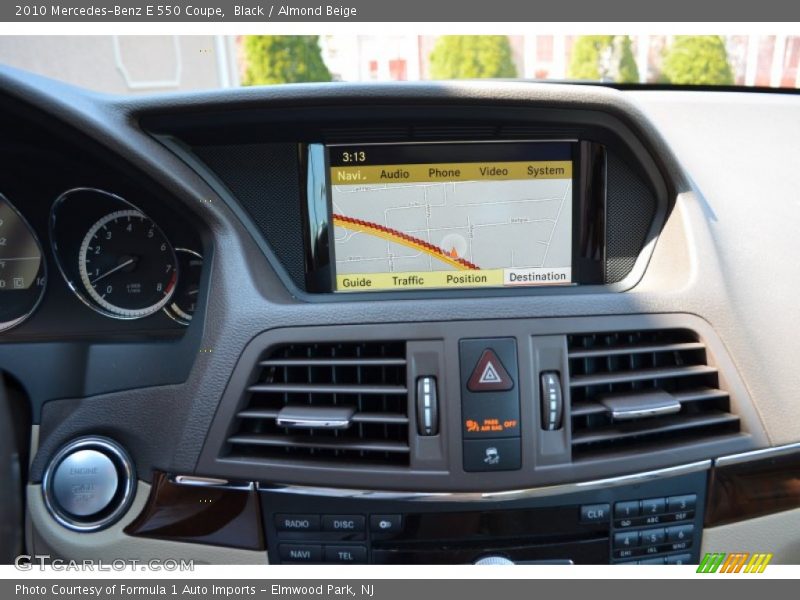 Black / Almond Beige 2010 Mercedes-Benz E 550 Coupe