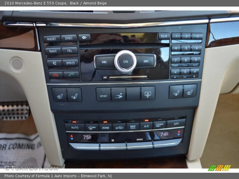 Black / Almond Beige 2010 Mercedes-Benz E 550 Coupe