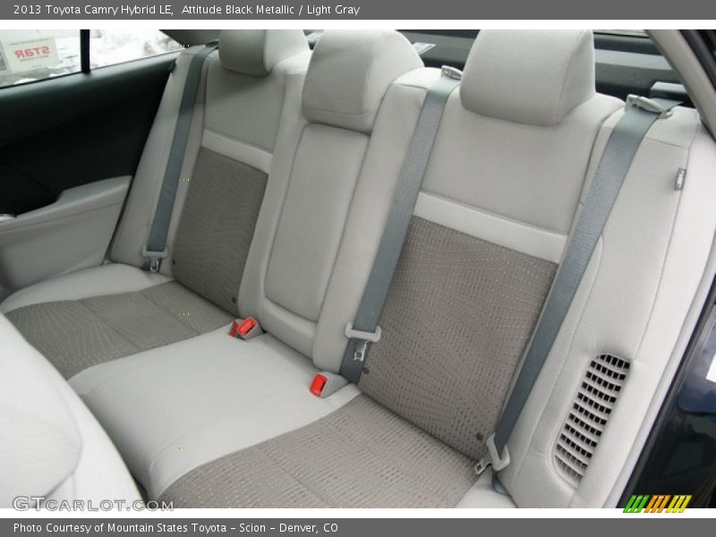 Attitude Black Metallic / Light Gray 2013 Toyota Camry Hybrid LE
