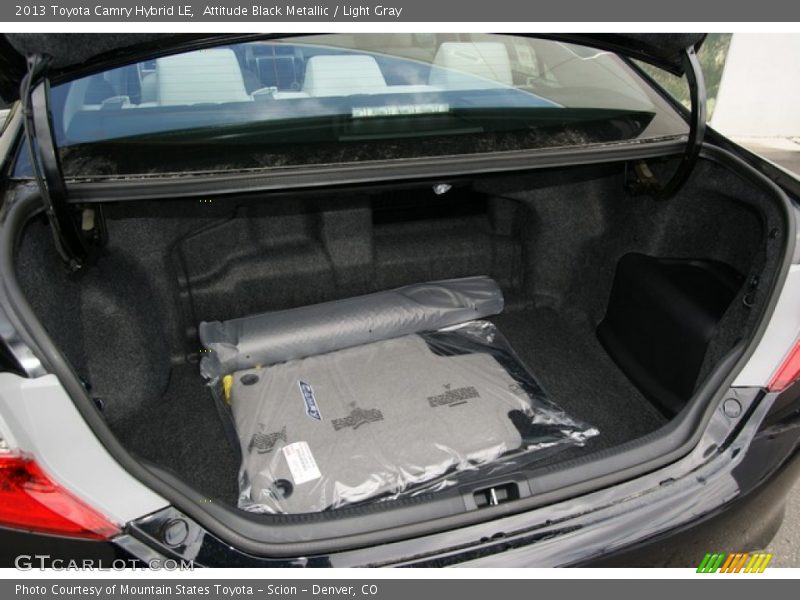 Attitude Black Metallic / Light Gray 2013 Toyota Camry Hybrid LE