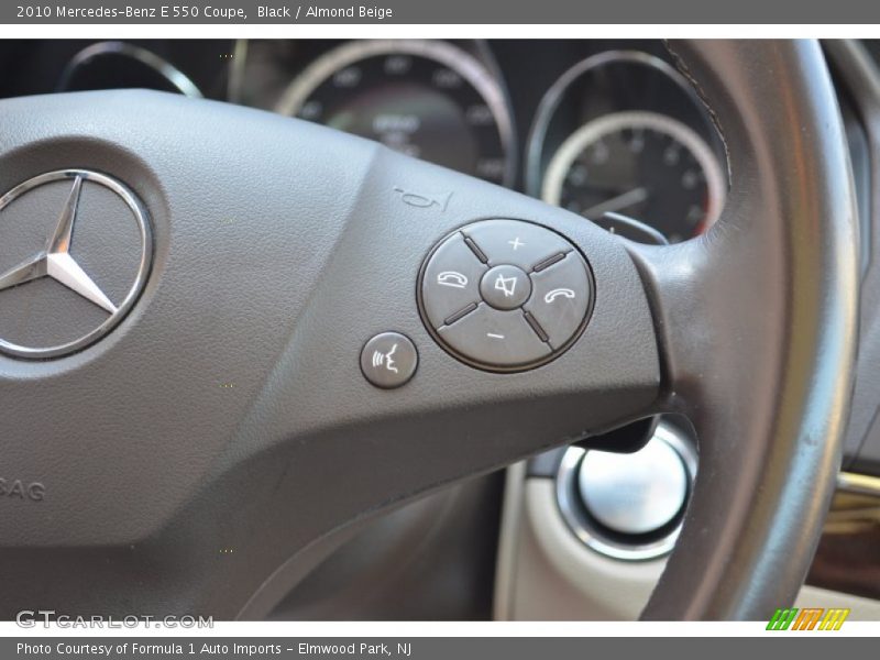 Black / Almond Beige 2010 Mercedes-Benz E 550 Coupe