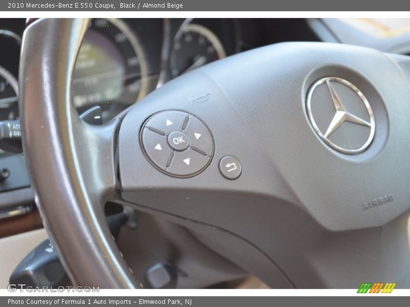 Black / Almond Beige 2010 Mercedes-Benz E 550 Coupe