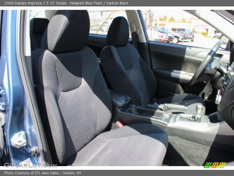 Newport Blue Pearl / Carbon Black 2009 Subaru Impreza 2.5 GT Sedan