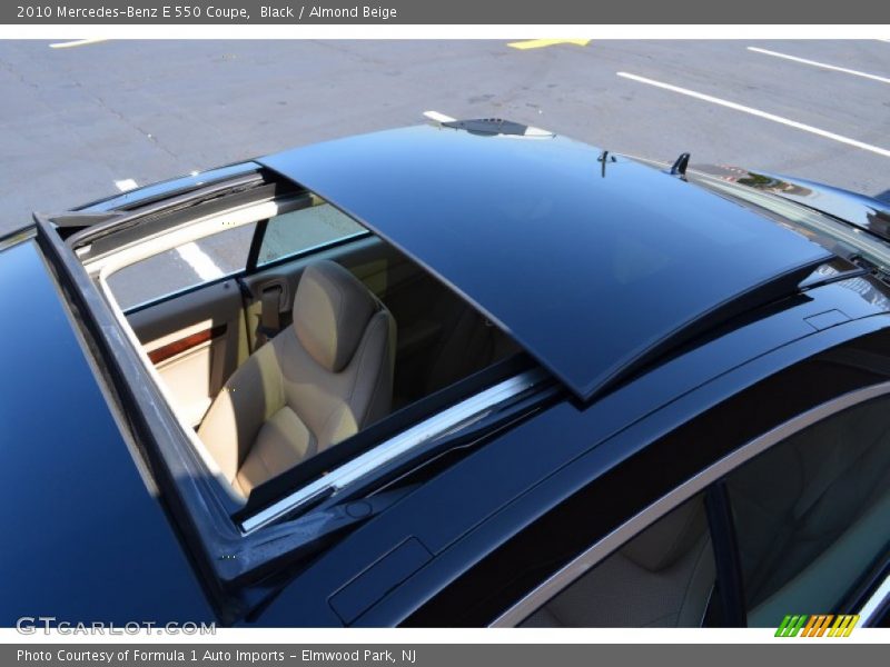 Black / Almond Beige 2010 Mercedes-Benz E 550 Coupe