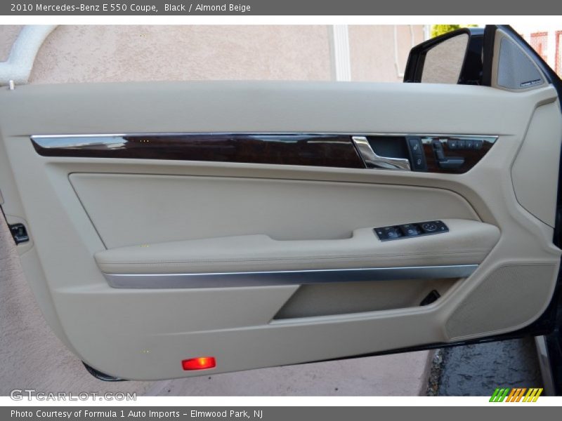 Black / Almond Beige 2010 Mercedes-Benz E 550 Coupe