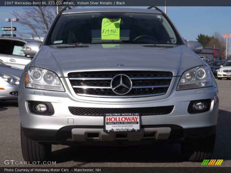 Iridium Silver Metallic / Black 2007 Mercedes-Benz ML 320 CDI 4Matic