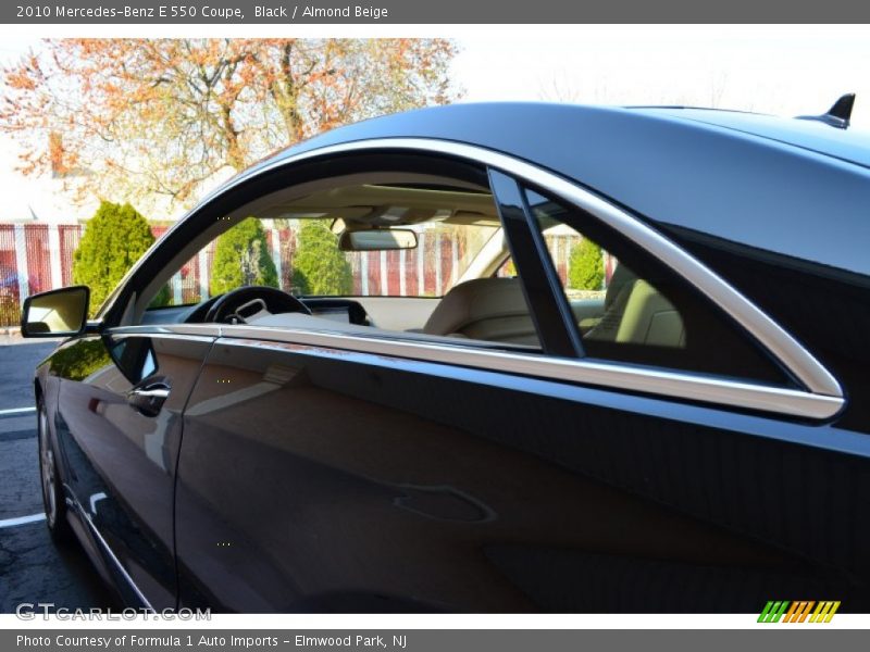 Black / Almond Beige 2010 Mercedes-Benz E 550 Coupe