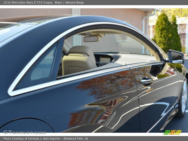 Black / Almond Beige 2010 Mercedes-Benz E 550 Coupe