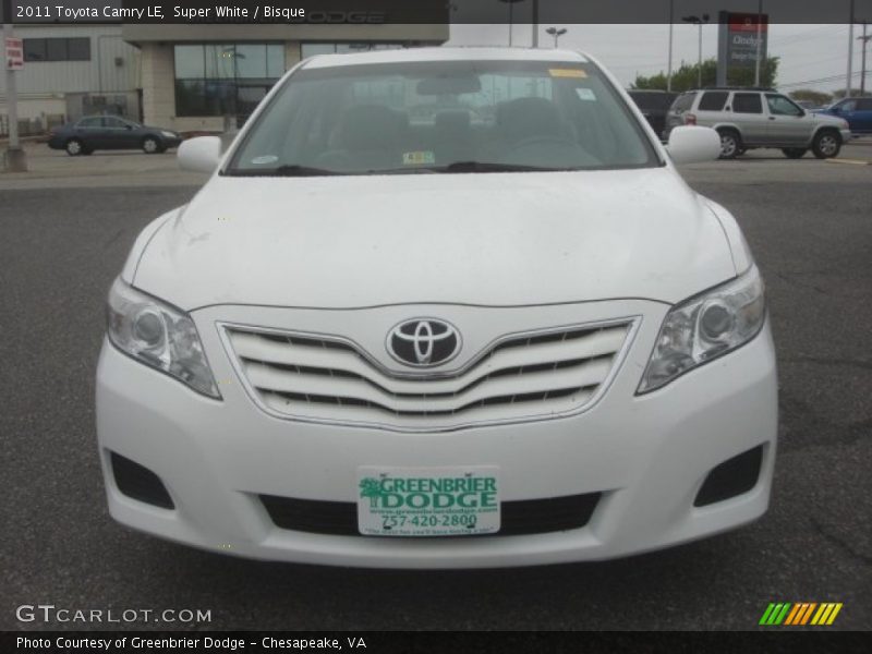 Super White / Bisque 2011 Toyota Camry LE