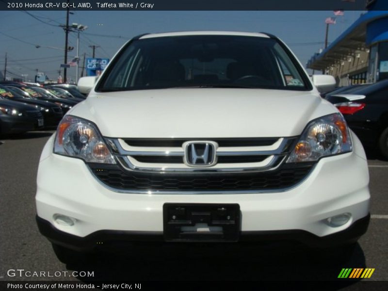 Taffeta White / Gray 2010 Honda CR-V EX-L AWD