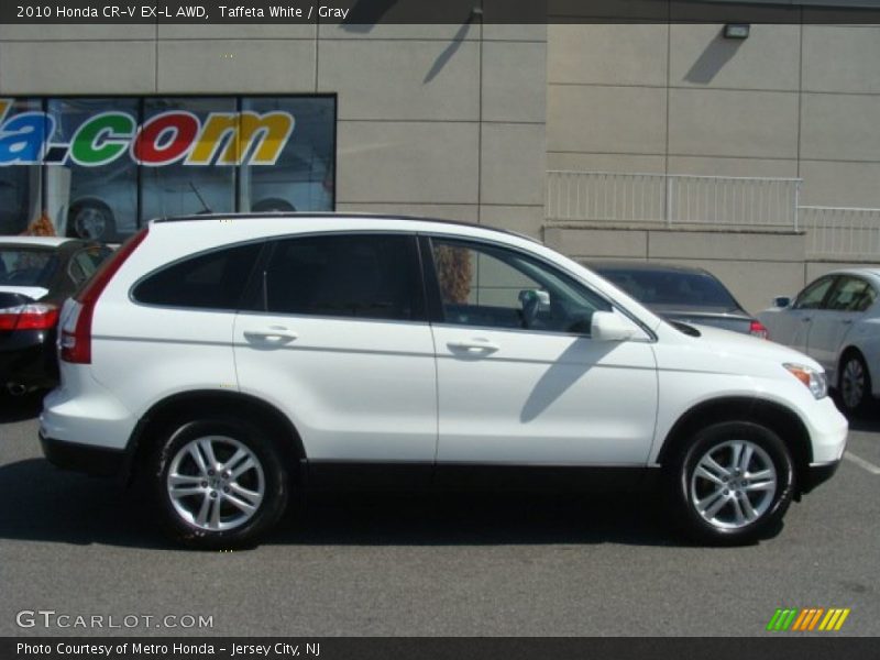Taffeta White / Gray 2010 Honda CR-V EX-L AWD