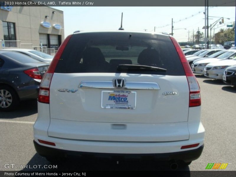 Taffeta White / Gray 2010 Honda CR-V EX-L AWD