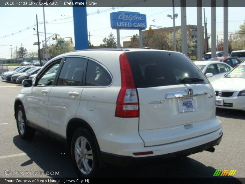 Taffeta White / Gray 2010 Honda CR-V EX-L AWD