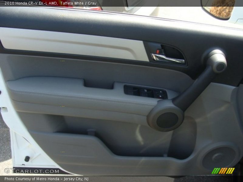 Taffeta White / Gray 2010 Honda CR-V EX-L AWD