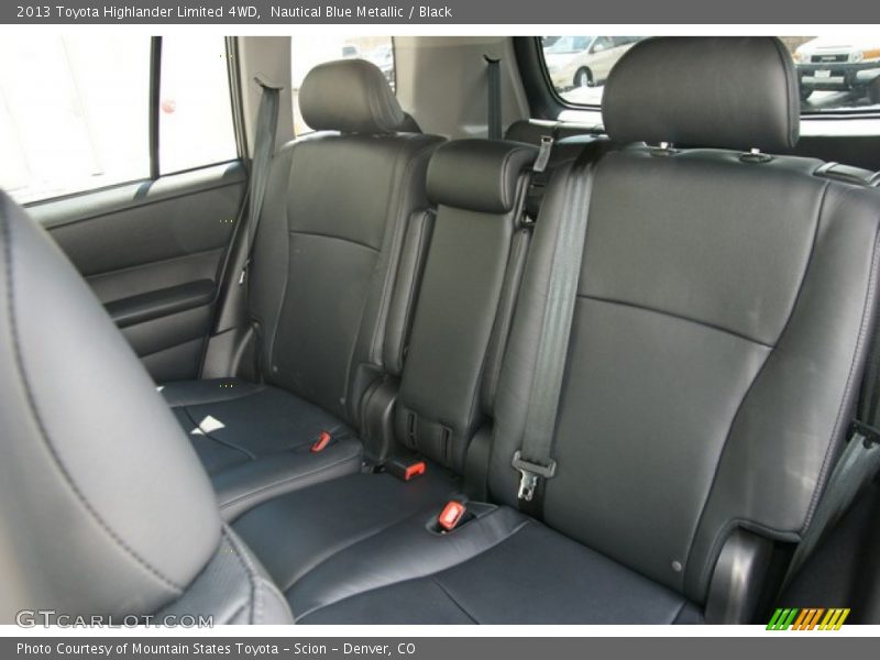 Nautical Blue Metallic / Black 2013 Toyota Highlander Limited 4WD