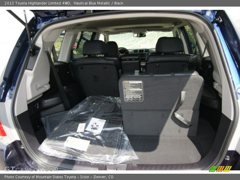 Nautical Blue Metallic / Black 2013 Toyota Highlander Limited 4WD