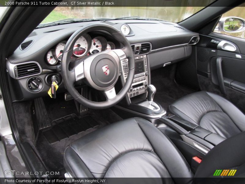 Black Interior - 2008 911 Turbo Cabriolet 