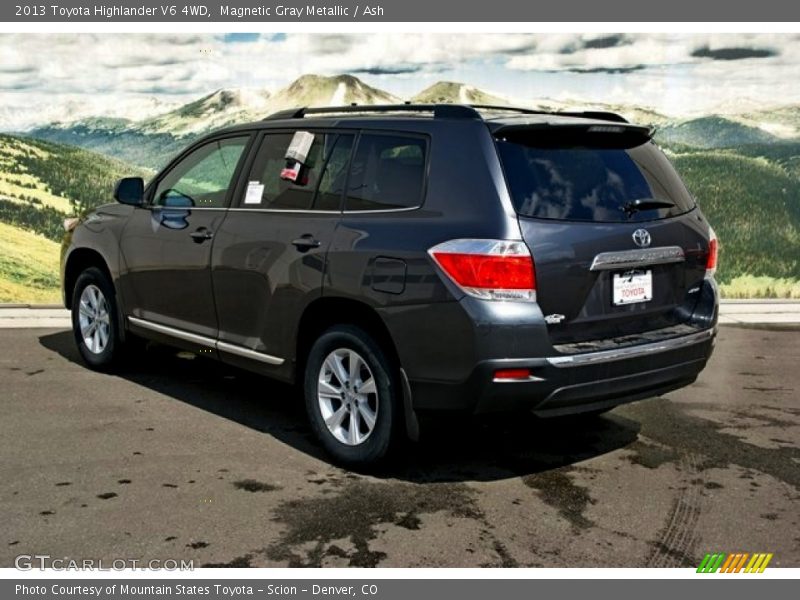 Magnetic Gray Metallic / Ash 2013 Toyota Highlander V6 4WD