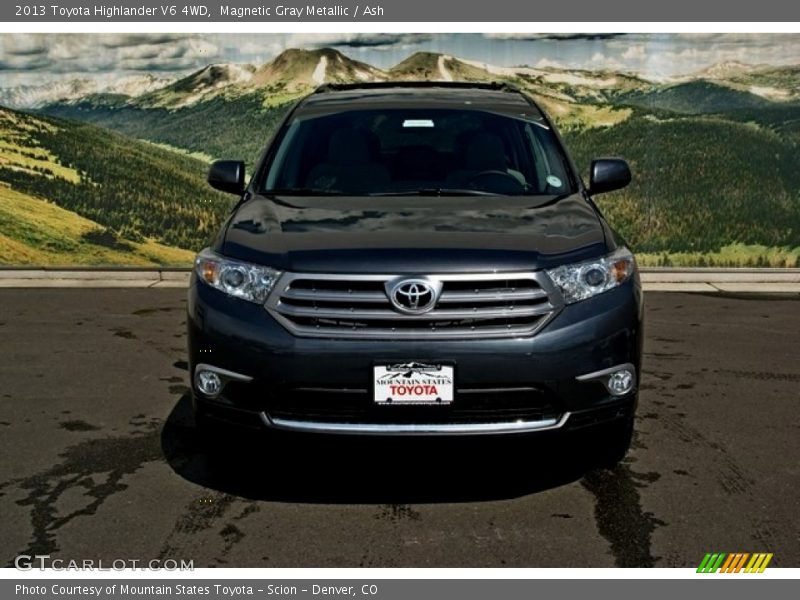 Magnetic Gray Metallic / Ash 2013 Toyota Highlander V6 4WD