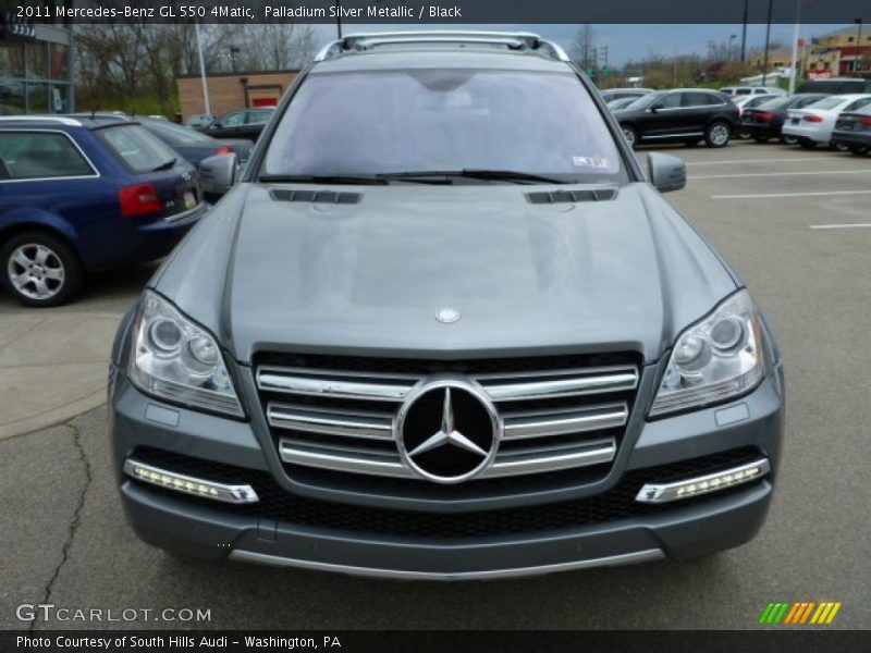 Palladium Silver Metallic / Black 2011 Mercedes-Benz GL 550 4Matic