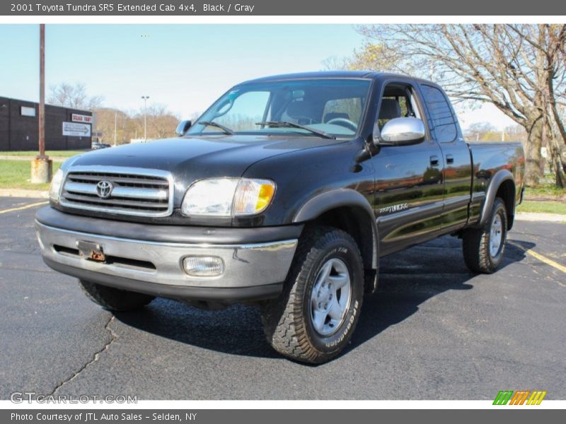 Black / Gray 2001 Toyota Tundra SR5 Extended Cab 4x4