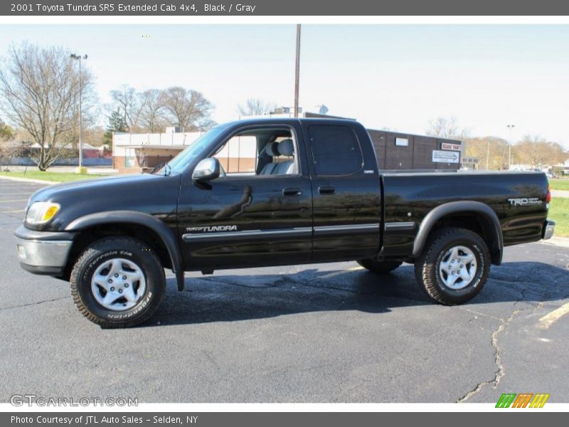 Black / Gray 2001 Toyota Tundra SR5 Extended Cab 4x4