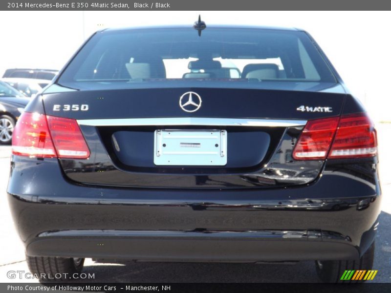 Black / Black 2014 Mercedes-Benz E 350 4Matic Sedan