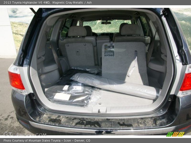 Magnetic Gray Metallic / Ash 2013 Toyota Highlander V6 4WD