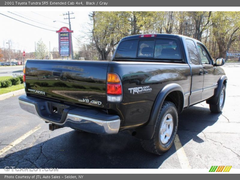 Black / Gray 2001 Toyota Tundra SR5 Extended Cab 4x4