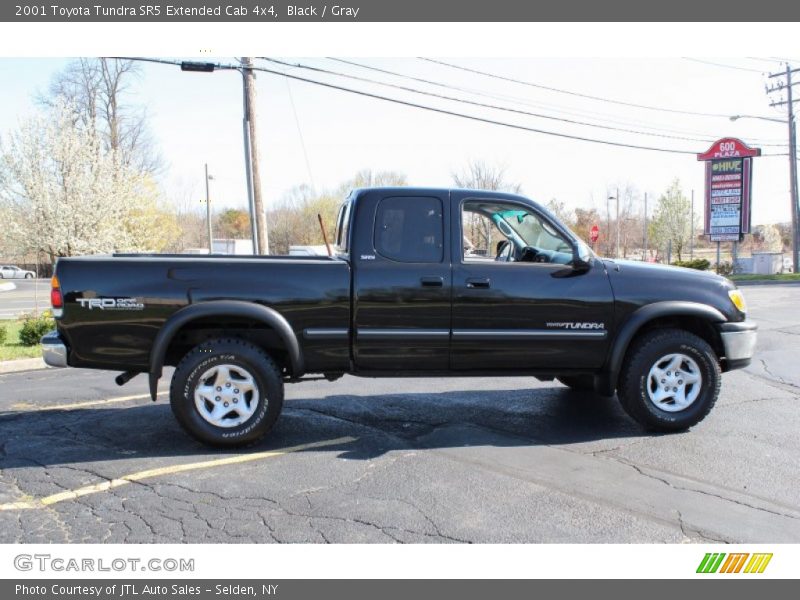Black / Gray 2001 Toyota Tundra SR5 Extended Cab 4x4