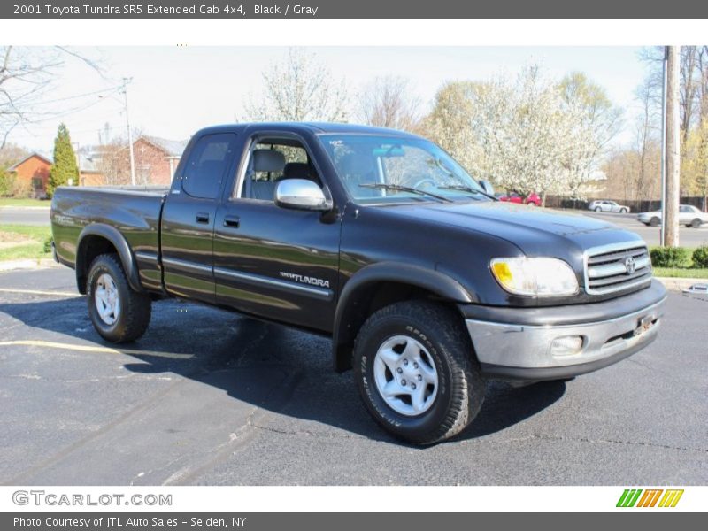 Black / Gray 2001 Toyota Tundra SR5 Extended Cab 4x4