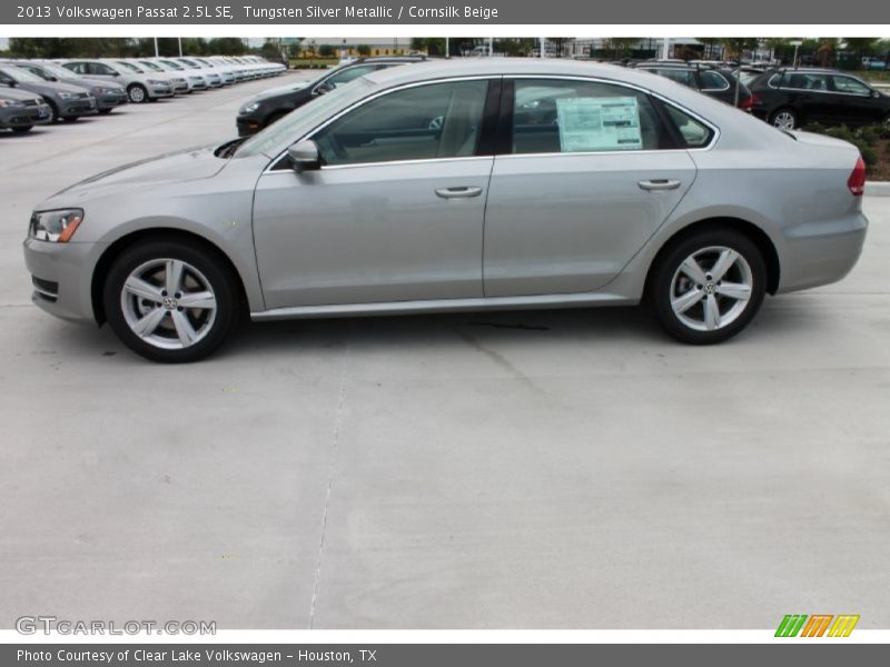 Tungsten Silver Metallic / Cornsilk Beige 2013 Volkswagen Passat 2.5L SE