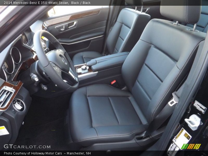 Front Seat of 2014 E 350 4Matic Sedan