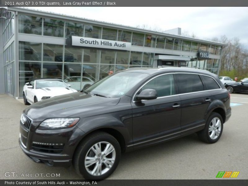 Lava Gray Pearl Effect / Black 2011 Audi Q7 3.0 TDI quattro