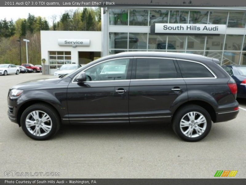 Lava Gray Pearl Effect / Black 2011 Audi Q7 3.0 TDI quattro