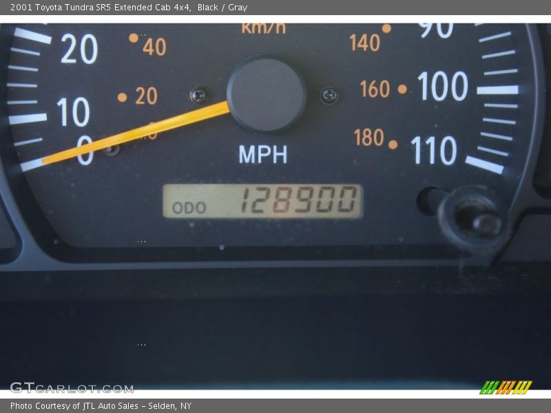 Black / Gray 2001 Toyota Tundra SR5 Extended Cab 4x4