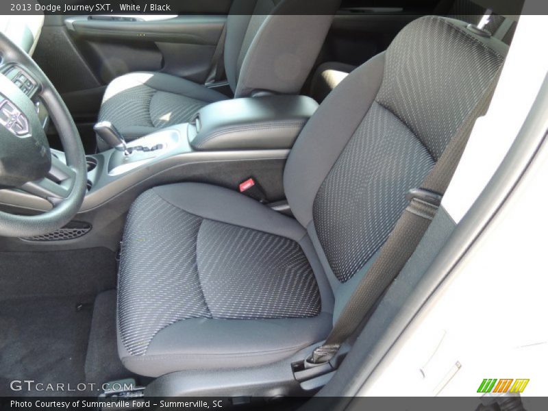 White / Black 2013 Dodge Journey SXT