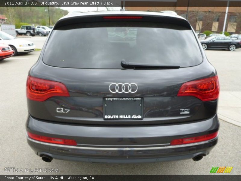 Lava Gray Pearl Effect / Black 2011 Audi Q7 3.0 TDI quattro