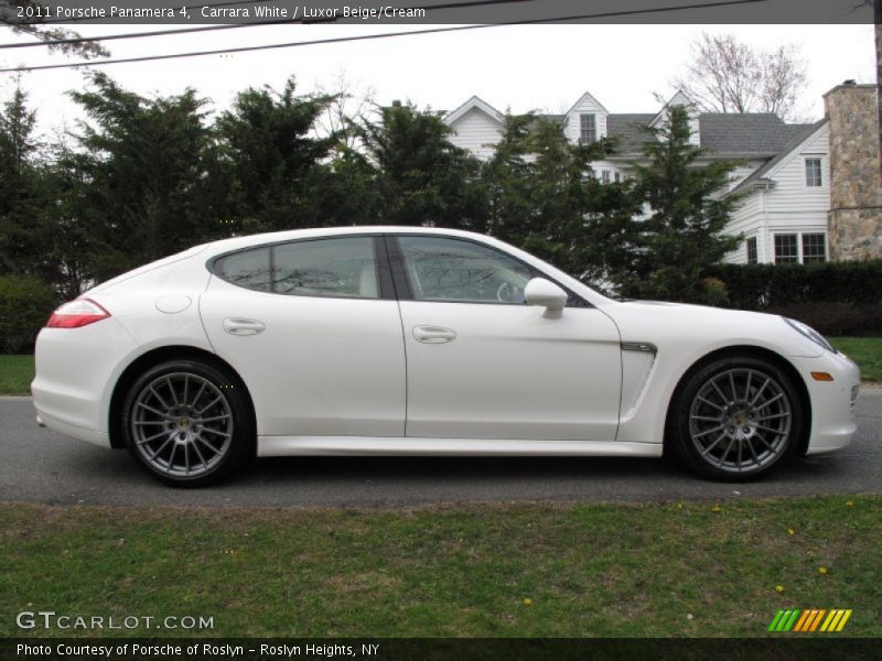 Carrara White / Luxor Beige/Cream 2011 Porsche Panamera 4