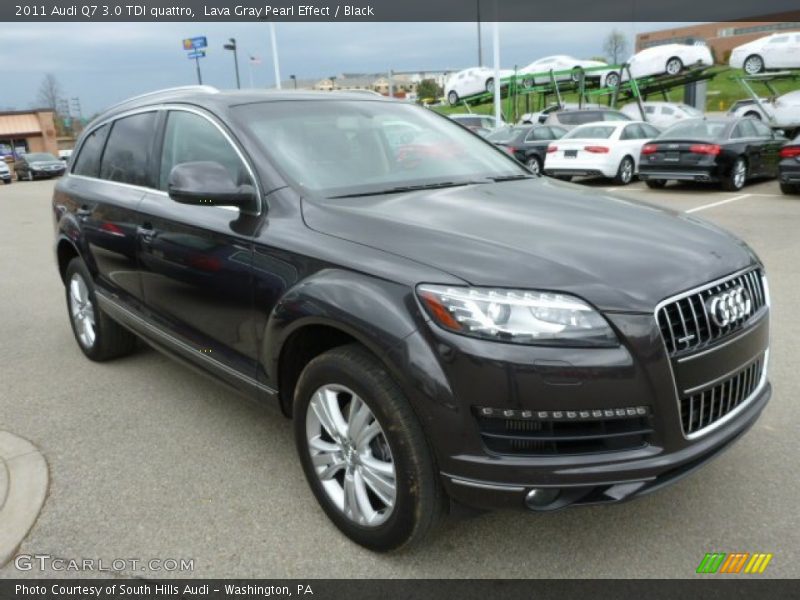 Lava Gray Pearl Effect / Black 2011 Audi Q7 3.0 TDI quattro