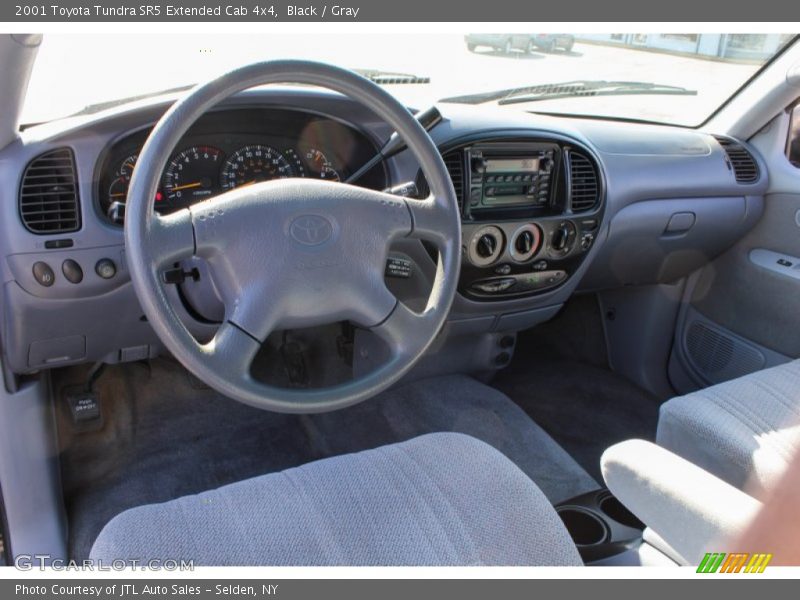 Black / Gray 2001 Toyota Tundra SR5 Extended Cab 4x4