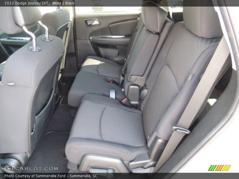 White / Black 2013 Dodge Journey SXT
