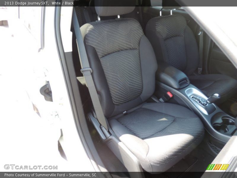 White / Black 2013 Dodge Journey SXT