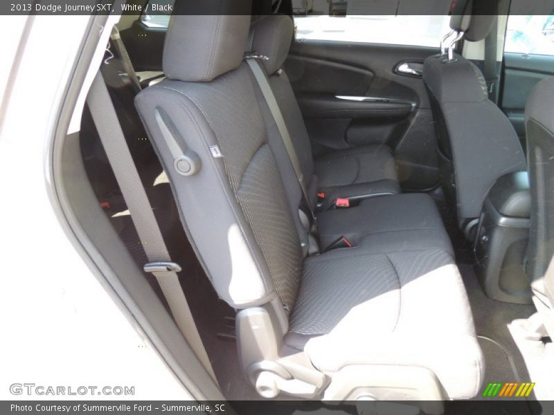 White / Black 2013 Dodge Journey SXT