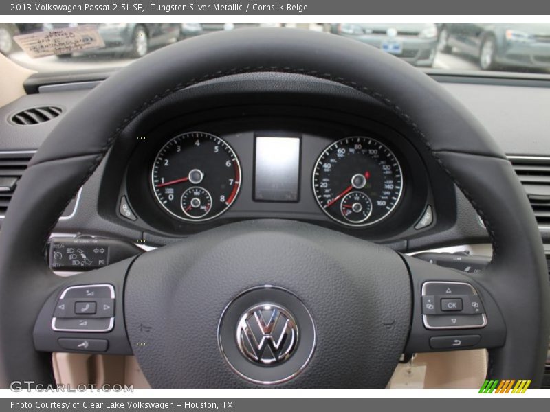 Tungsten Silver Metallic / Cornsilk Beige 2013 Volkswagen Passat 2.5L SE