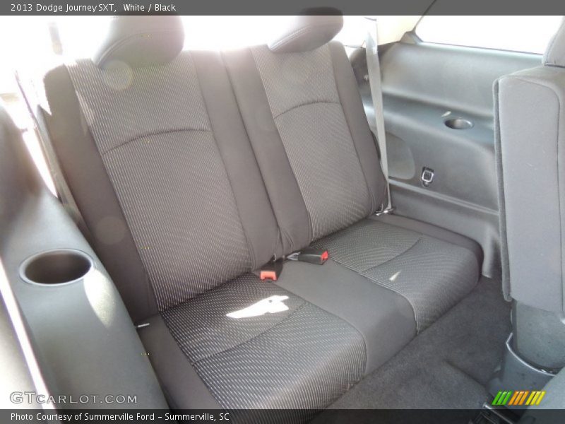 White / Black 2013 Dodge Journey SXT