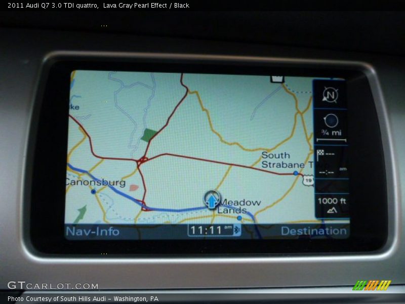 Lava Gray Pearl Effect / Black 2011 Audi Q7 3.0 TDI quattro