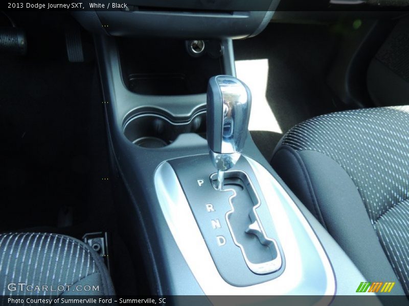 White / Black 2013 Dodge Journey SXT